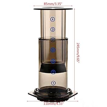 Amazon | フィルターガラスエスプレッソコーヒーメーカー